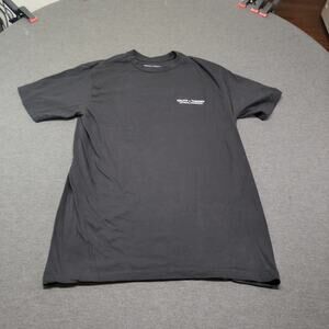 Truth Theory New Wavs Graphic T-Shirt Mens Medium Black Cotton Casual Tee